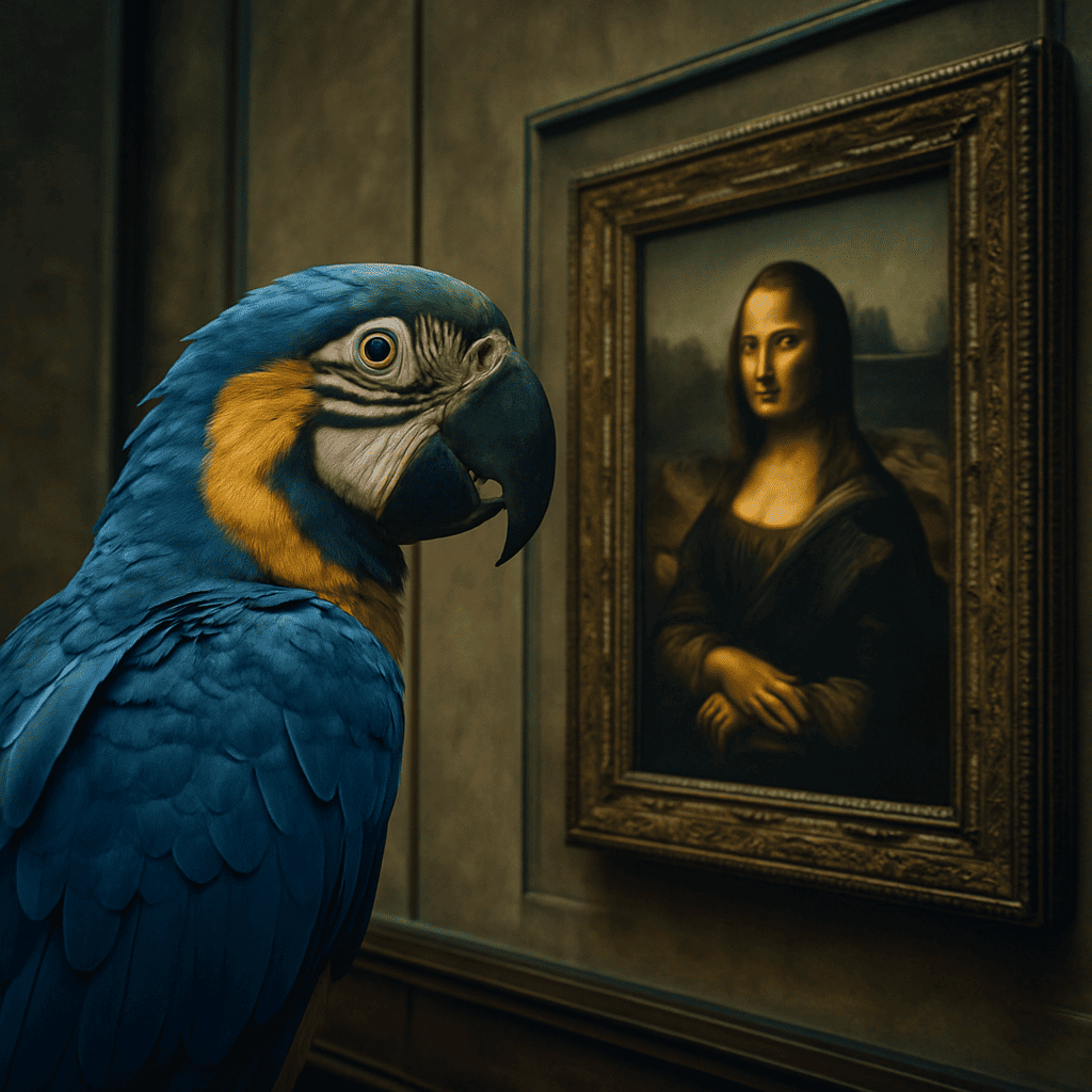 Percy at the Louvre