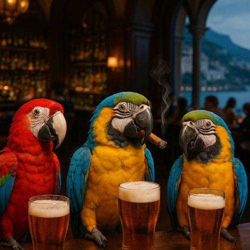 Percy at Amalfi bar