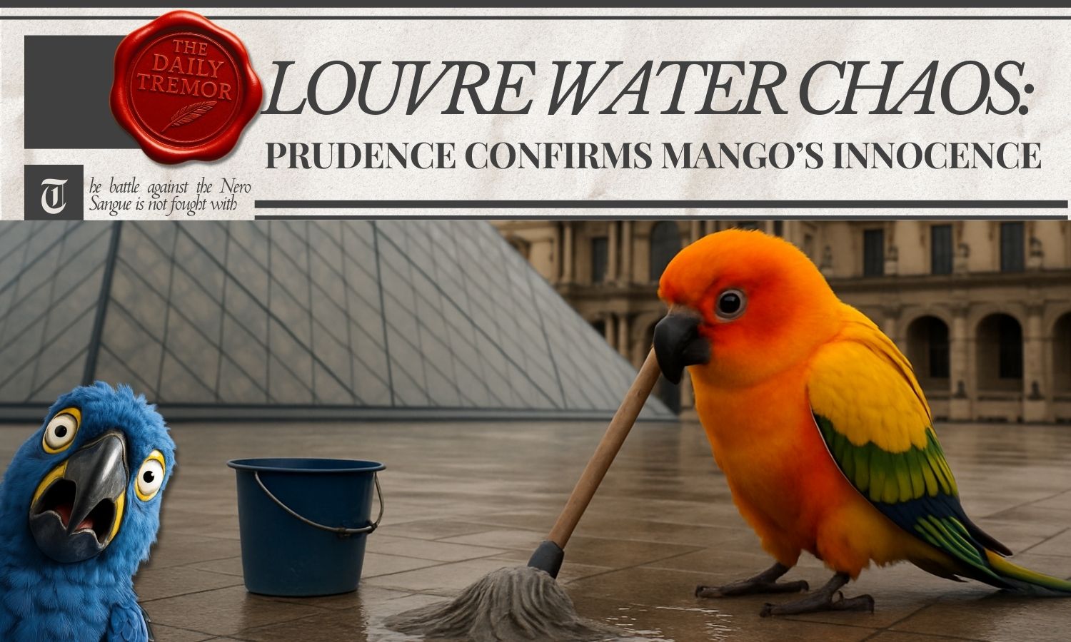 TREMOR COVER Louvre Water Chaos Hopeful Monster by Katherine Fouche 2025