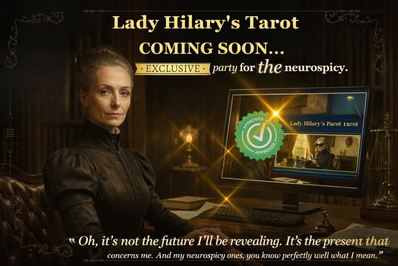 Prudence Spank-Bottom endorses Lady Hilary Parot Tarot