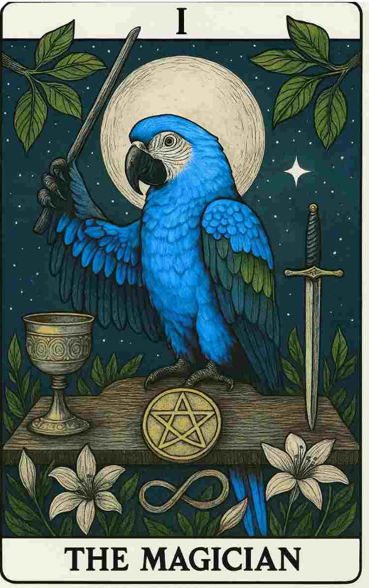 The Magician - Parot Tarot