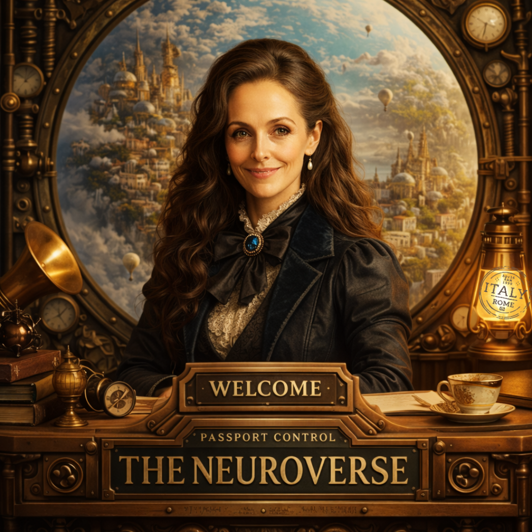 Ms Nigella Pawson at Neuroverse Passport Control, ready to welcome you in