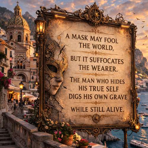 A mask may fool the world