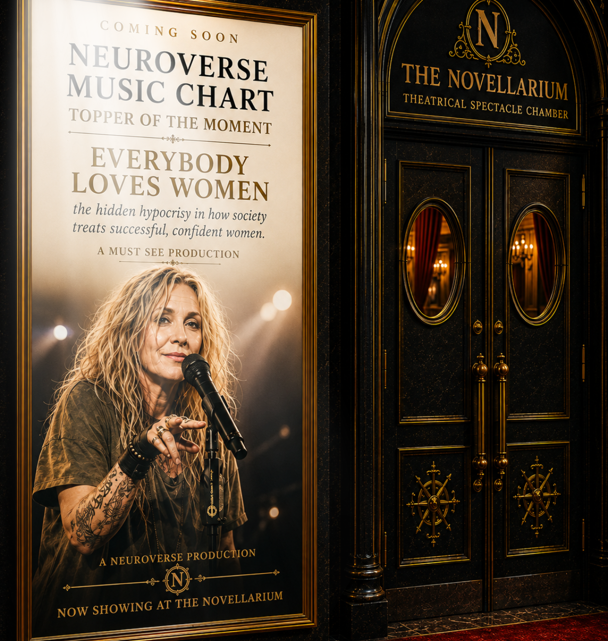 The Novellarium door announcing A Tribute to Sofia Isella, coming soon
