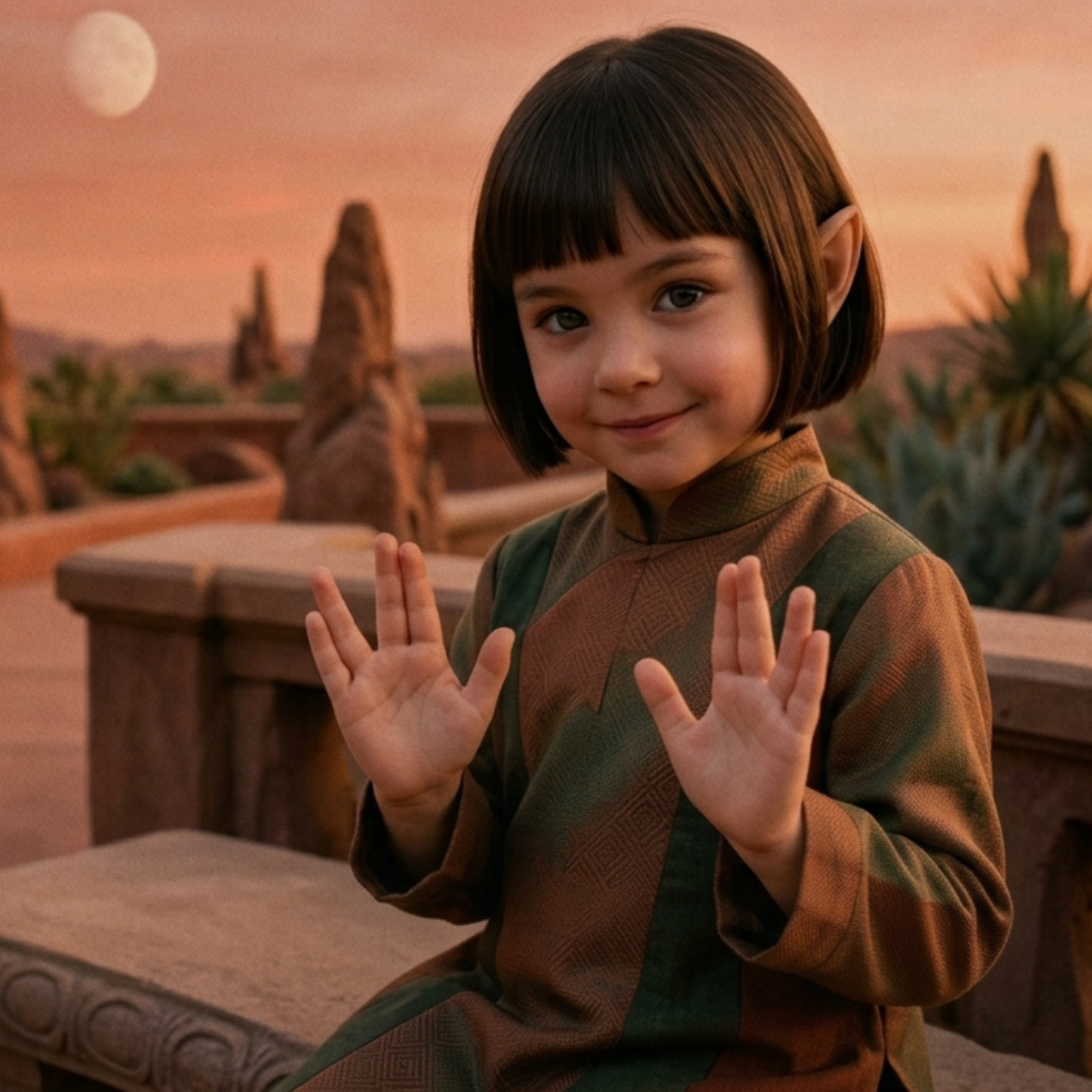 A Vulcan child